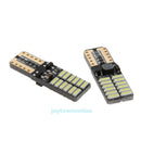 2pcs T10 4014 24 SMD LED Car Wedge Tail Side Light Reverse Parking Lamp Bulbs
