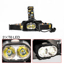 USB T6 Headlamp LED Focus Head Light SelfDefense Camp Lamp Outdoor Headlight M&O