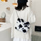 Plush Messenger Bag Women Winter Fashion Shoulder Fluffy Handbag (Black)