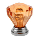 10PCS Amber Acrylic Drawer Pull Knob Cabinet Wardrobe Cupboard Bin Door Han X6E1