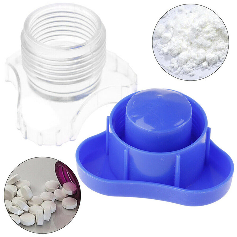 Pill Crusher Ergonomic Grip Pills Powder Grinder Pulverizer For Travel Portable