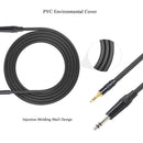 1.5m 3.5mm 1/8" Male to 6.35mm 1/4" Male TRS Stereo Audio AUX Cable PC iPod GDY