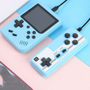Pocket Handheld Game Console Gamepad 500 Video Games Player Gift (Blue) A