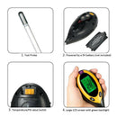 4 In1 LCD Digital PH Tester Moisture Temperature Sunlight Soil Meter Plants FT
