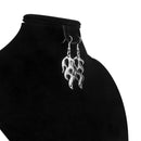 Fashion Punk Hip Hop Flame Dangle Drop Earrings Women Jewelry AccessoriesBX