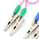 Napkin Holder Dental Lab Bib Crocodile Clip Flexible Metal Ball Chain M&O