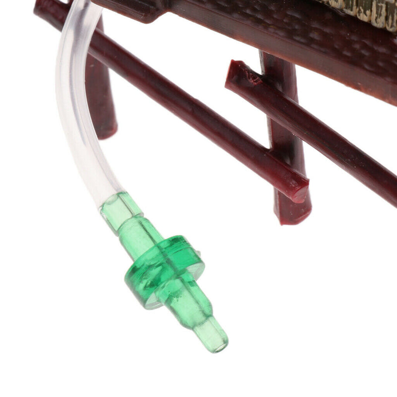 Plastic Aquarium Waterwheel Hut   Tank Oxygen Increasing Hut