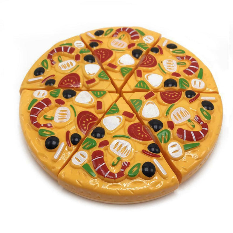 9pcs Kids Pizza Slices Toppings Food Dinner Kitchen Pretend Play Toys Set Gi