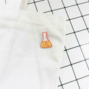 Creative Scientific Bottle Brooches Badges Jacket Backpack Decor Jewelry