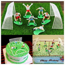 8PCS Soccer Football Cake Topper Player Decoration Tool Birthday Mold Mould