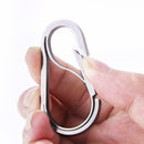 Stainless Steel CNC Carabiner Opener Keys Hanging Buckle EDC Tool