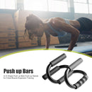 2x S Shape Push up Bars Push-up Stands for Chest Muscle Expansion Training