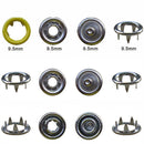 100 Sets 5 Color DIY Fasteners Press Studs Poppers Buckle Snap Button+Plier A