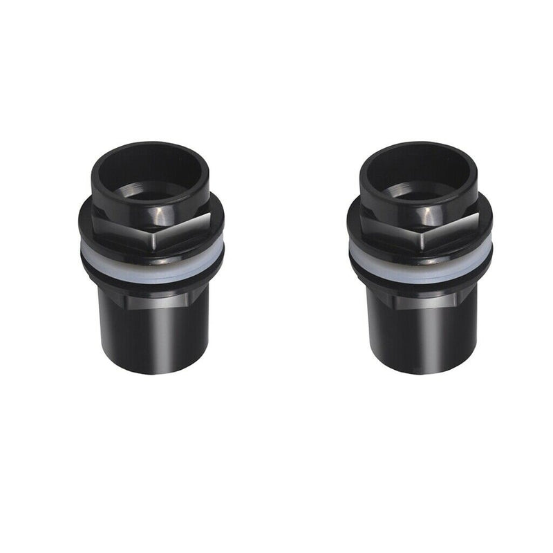 2x Plastic Aquarium Fish Tank Pond 2 Way Connector Water Hose Pipe Adapter