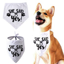 Pet scarf saliva towel pet accessories wedding commemorative accessori%!