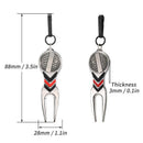 Golf Divot Repair Tool Golf Pitchfork Pitch Groove Cleaner Golf Training Ai