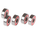 5Pcs Red ABEC-5 608-RS Skateboard Roller Sealed Ball Bearings 8x22x7mm P Gw