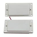 2Pcs White Humbucker Pickup Sealed for 6-String Electric Guitar Accessories