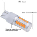 7443, T20 Led Bulbs Amber Yellow 900 Lumens Super Bright Turn Signals Light Q5R2