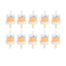 10pcs/lot Universal Car Oil Filter Petrol Gas Gasoline Liquid Fuel Filter