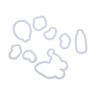 Silicone Clear Baby Stamp Metal Cutting Dies Stencil Frame Scrapbook Album