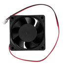 60mm x 25mm DC 12V 0.25A 2Pin Cooling Fan for Computer Case CPU Cooler