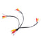 3 RCA Male to 9 RCA Female Composite Audio Video AV Cable Splitter for DVD #gib