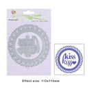 Romantic Kiss Metal Embossing Cutting Dies Stencils DIY Scrapbooking Craft