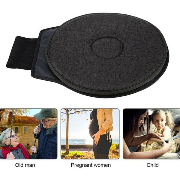 Car Seat Rotating Cushion, Cushion Coffee Car Seat Foam Mobility Aid Chair  O6D7
