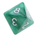 20pcs Acrylic 8-Sided D8 Dices Dies for D&D  RPG Table Game Favours