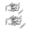 20pcs Rolling Barrel Fishing Swivels Cylindrical Line Connector Fishing Tool