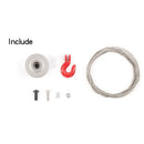 25T Steering Gear Servo Winch Wheel for 1/10 RC Crawler Car TRX4 RC4WD D90