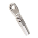 4mm 5/32 inch Wire Rope Swageless Eye Terminal Heavy Duty 316 Stainless Steel