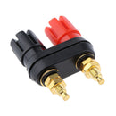 1Pcs 4mm/0.16" Dual Banana Plugs Jack Socket Binding Post for Speaker Amplifier