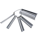 French Tips Smile Line Cut Nail Art Tools 9 Sizes Cutter Edge Trimmer Templ OZ