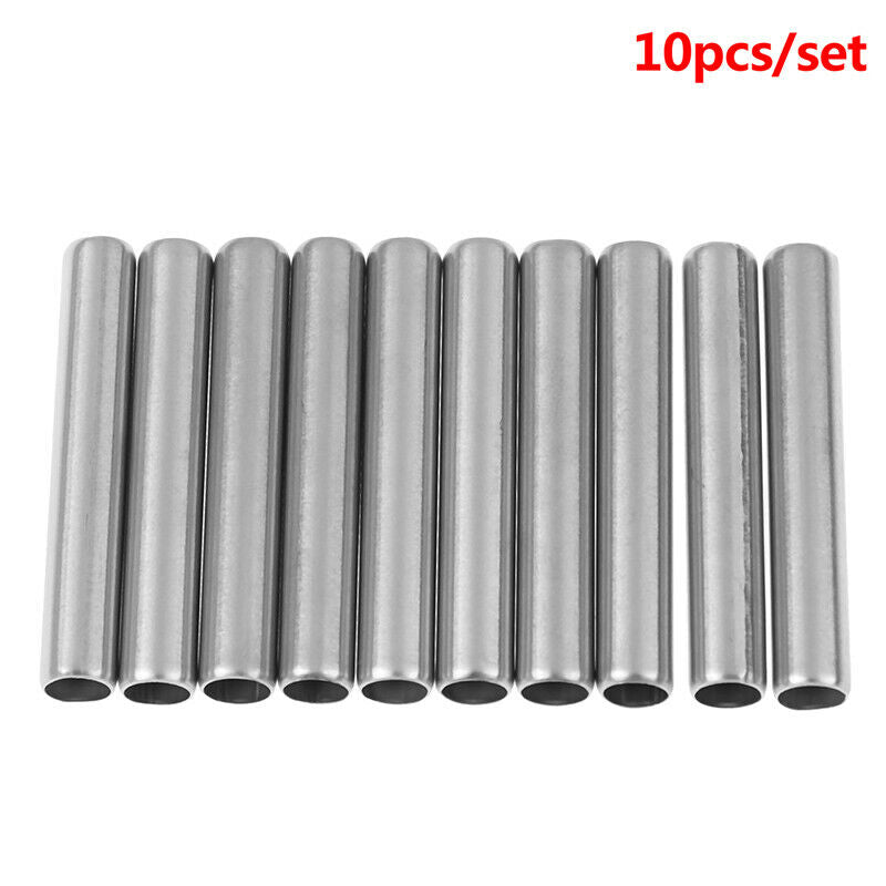 10x Tattoo Back Tattoo Machine Grip Tip Back Needle Stainless Steel Stem Tube JR