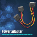 CableDecon M0309 15P Male to Female Cord SATA Y Splitter Power Supply Cable