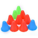 Hot!10PCS Colorful Marker Cones Slalom Roller Skating Training Traffic Sport New