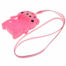 Cute Pig Silicone Watch Protective Case with Strap Lanyard Pendant pink