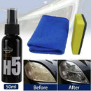 Car Headlight Maintenance Clean Kit Retreading Agent Repair 50ML Spray Poli Q9H4
