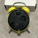 Portable Cute Mini Round Battery Alarm Clock Desktop Table Bedside Clocks DeZ3F5