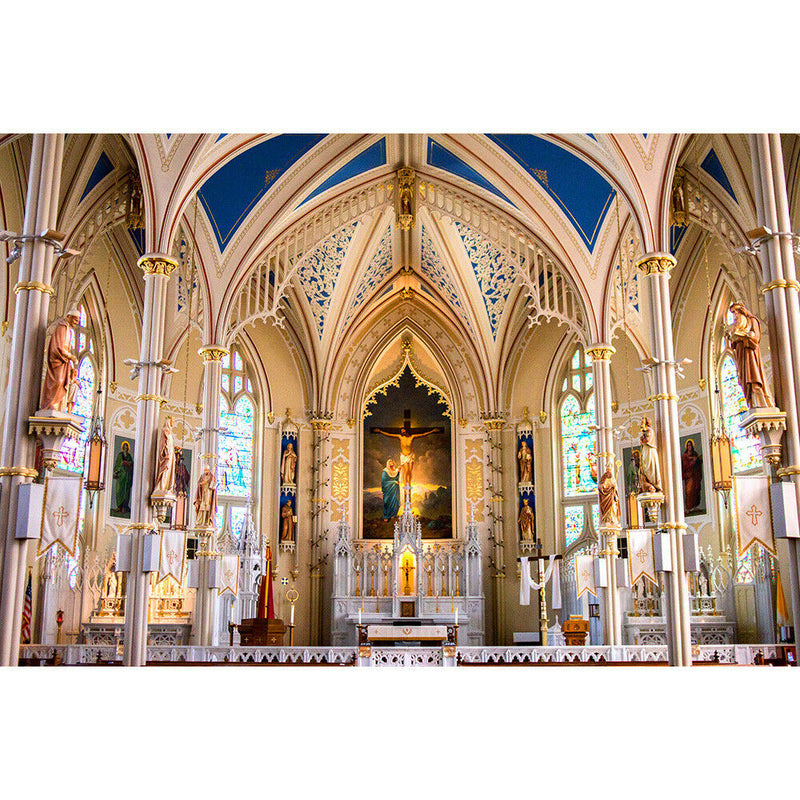 Gesu Church Paper Puzzles 1000pcs Adults Kids Jigsaw Assemble Picture Toys