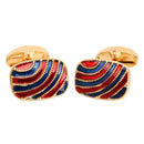 2 Packs Cufflinks Men's Shirts Jewelry Gift for Suits Jacket