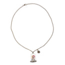 Luminous Necklace Glowing Sweater Necklace Christmas Cute Snowman Necklace