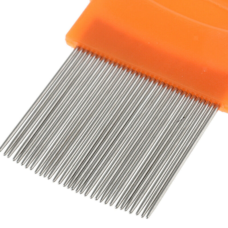 Stainless Steel Pro Salon Hair Styling Tool Hairdressing Barber Brush Comb