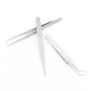 3pcs Stainless Steel Tweezer DIY Tool Repair Precision Assembly Electronic OZ