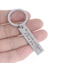 Drive Safe Keychain Boyfriend Girlfriend Keyring Dad Fathers Jewelry Gift KQB3C