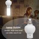 E27 Plug Rotary Lamp Holder Light Control for LED Bulb Socket Base Adapter