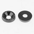 10x Anodized Turned Aluminium Countersunk Washers Screw Bolts Gasket Black