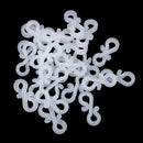 24Pcs Christmas Mini Gutter Hang Hooks Weatherproof Plastic S Clip HooksB Hn